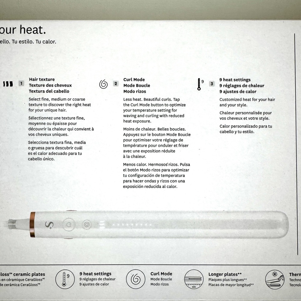 T3 SinglePass StyleMax 1” Professional Flat Iron Luxe Styling Personalized Heat - Picture 6 of 11